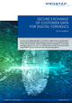 Secure exchange of customer data for digital forensics