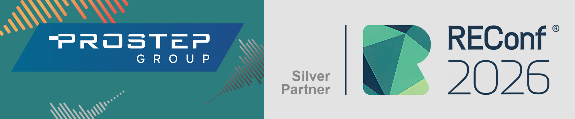 PROSTEP Gruppe erstmals als Silberpartner auf der REConf 2026